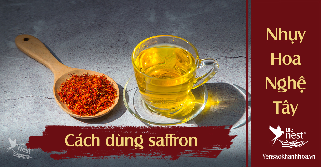 saffron nhuy hoa nghe tay cach dung